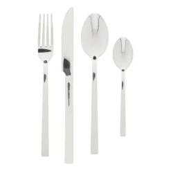 Tafellepels - zilverkleurig - set van 2