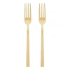 Tafelvorken - goudkleurig - set van 2