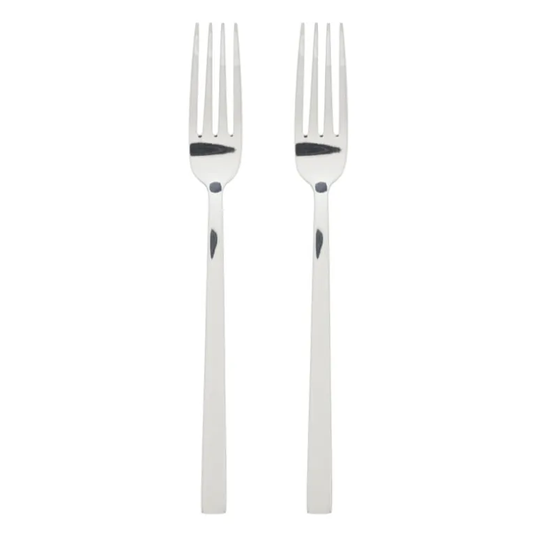 Tafelvorken - zilverkleurig - set van 2