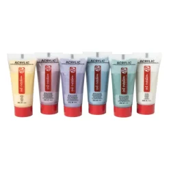 Talens acrylverf - metallic - set van 6