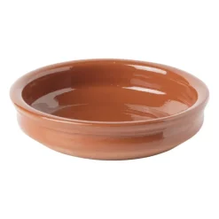 Tapas schaaltje klei - bruin - ⌀10 cm