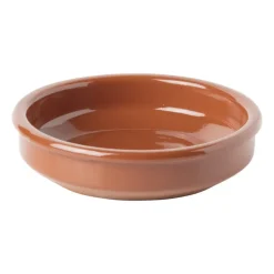 Tapas schaaltje klei - bruin - ⌀12 cm