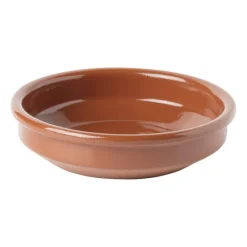 Tapas schaaltje klei - bruin - ⌀16 cm