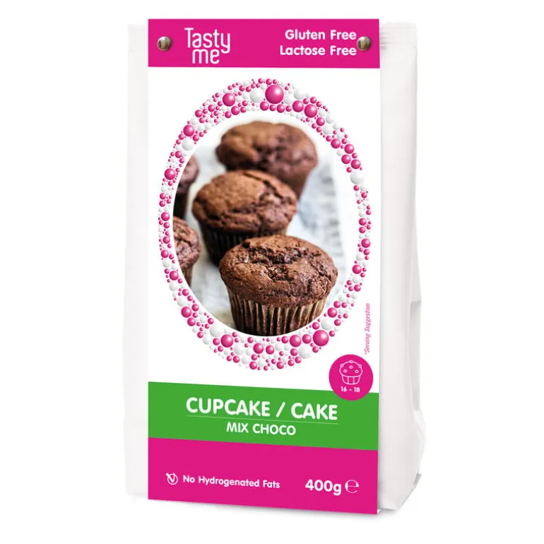 Tasty Me chocolade cupcakes - glutenvrij en lactosevrij - 400 g