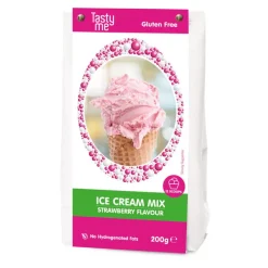 Tasty Me ijsmix - aardbei - 200 gram