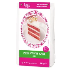 Tasty Me pink velvet cake - roze - 350 g