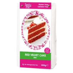 Tasty me red velvet cake - glutenvrij en lactosevrij - 400 gram