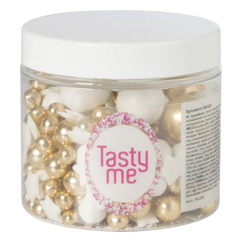 Tasty Me sprinkles - starlight mix - 60 gram
