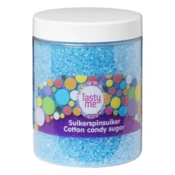 Tasty Me suikerspinsuiker - bosbes/blauw - 250 gram