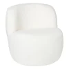 Teddy fauteuil - wit - ø73.5x71.5 cm