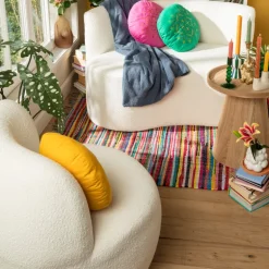 Teddy fauteuil - wit - ø73.5x71.5 cm