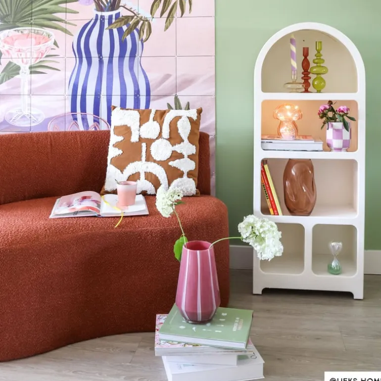 Teddy loveseat fauteuil - bruin - 71x120x71 cm