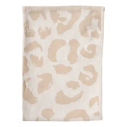 Theedoek animal - beige/bruin - 50x70 cm