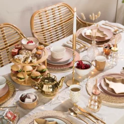 Theedoos - 20x15x5 cm - goud