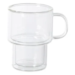 Theeglas dubbelwandig - 260 ml - glas
