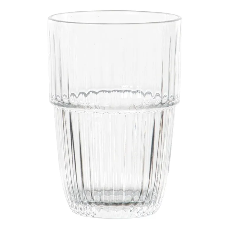 Theeglas ribbel - 530 ml