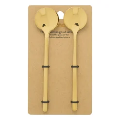 Theelepel goud - set van 4 - 13 cm