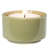 Theelichthouder mini - groen - ø5x3 cm