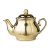 Theepot shiny gold - goud - 800 ml