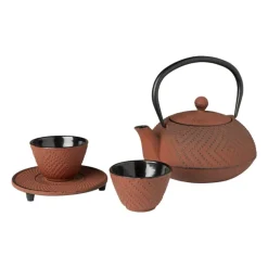 Theepot Yuka - rood - 1.2 liter