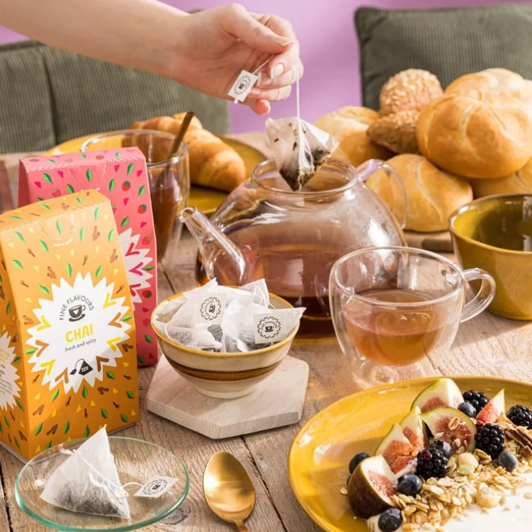 Theezakjeshouder - ø10 cm