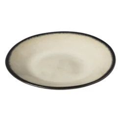 Theezakjeshouder Roots - beige - ø10x1.5 cm