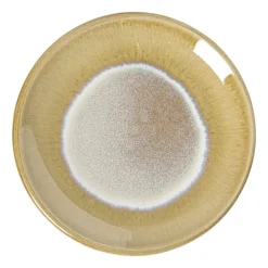 Theezakjeshouder roots - oker - ø10x1.5 cm