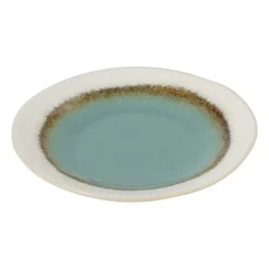 Theezakjeshouder Roots - turquoise - ø10x1.5 cm