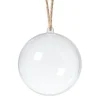 Transparante kerstbal - ø8 cm - set van 6