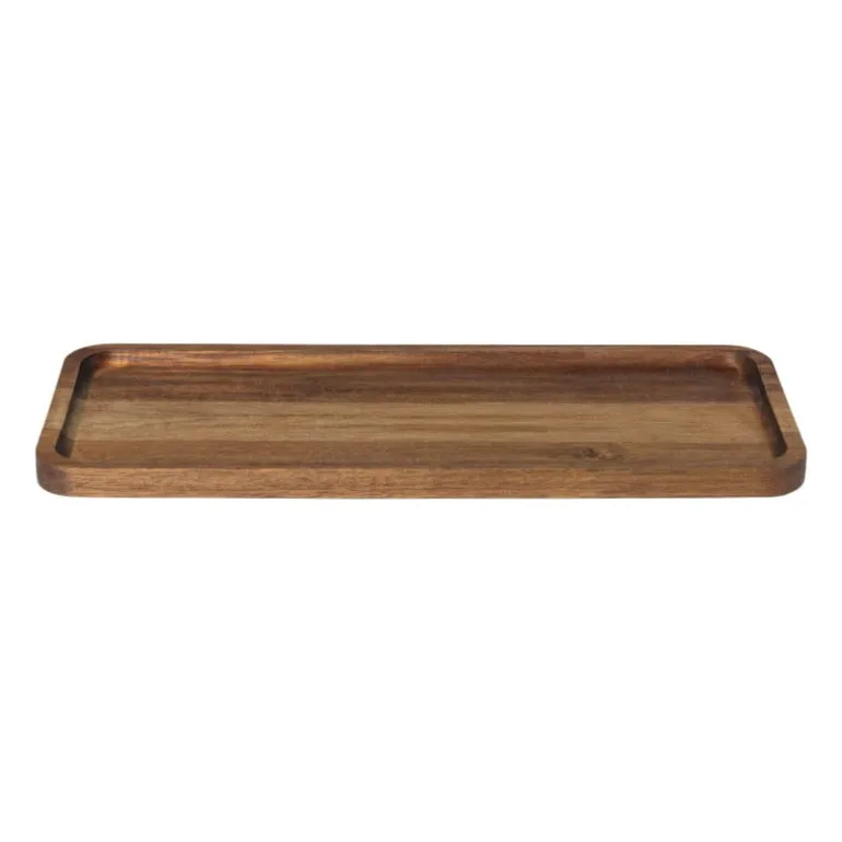 tray acacia groot - bruin - 14x36x1.5 cm