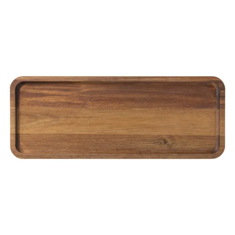 tray acacia groot - bruin - 14x36x1.5 cm