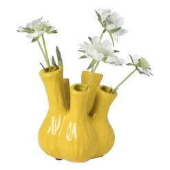 Tulpenvaas klein - geel - ø13.5x16 cm