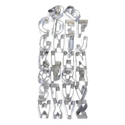 Uitsteekvormpjes alfabet - 26 stuks