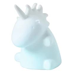 Unicorn lamp LED - wit - 9x10x11,5 cm