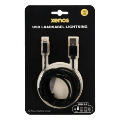 USB laadkabel 1.5 m - zwart