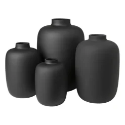 Vaas - mat zwart - ⌀15x23 cm