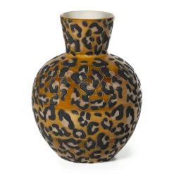 Vaas animal - bruin - ø15.7x20.6 cm