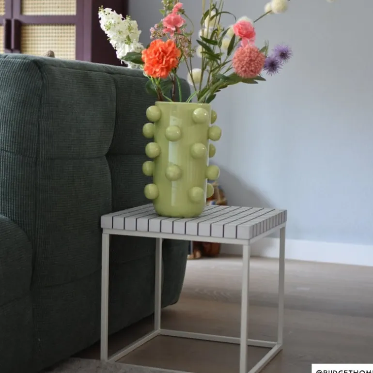 Vaas bollen - groen - ø19.5x26.5 cm