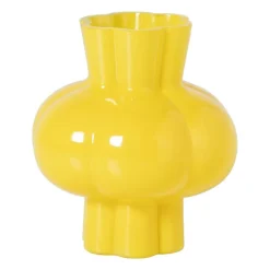 Vaas bolling - geel - ø11x12 cm
