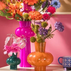 Vaas bolling - groen -ø11x12 cm