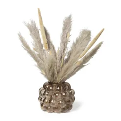 Vaas bubbels - grijs - ø22x18 cm