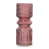 Vaas diabolo - roze - ø9.5x24.5 cm