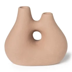 Vaas donut - bruin - 8.5x15 cm