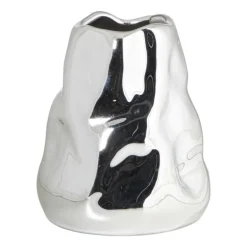 Vaas Emina - zilverkleurig - ø11x12.2 cm