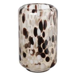 Vaas gewolkt - bruin - ø15x25 cm