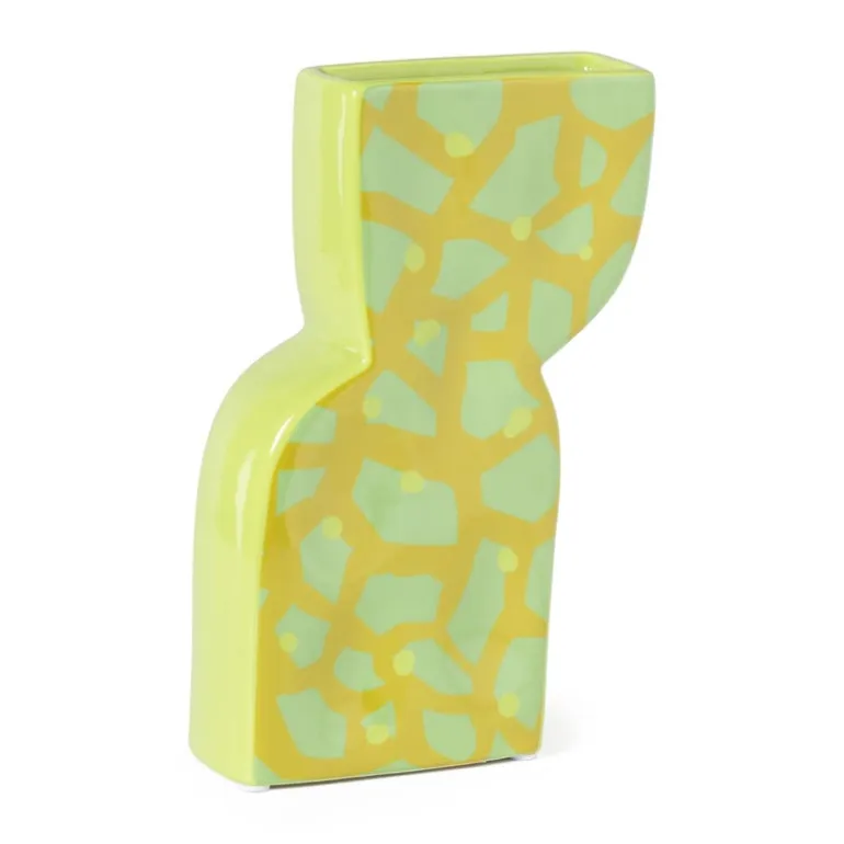 Vaas giraf - groen - 22x4.3x5.2 cm