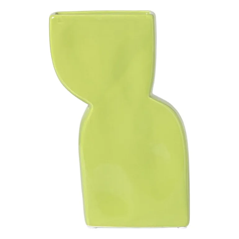 Vaas giraf - groen - 22x4.3x5.2 cm