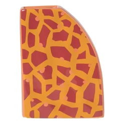 Vaas giraf - oranje - 19.8x15.3x5.2 cm