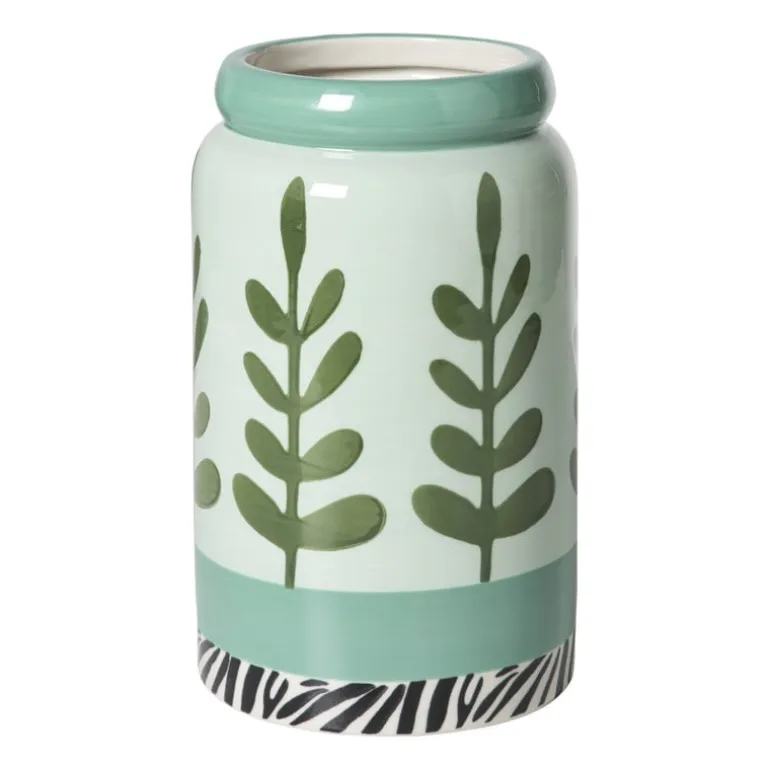 Vaas jolie - groen - ø13x22 cm