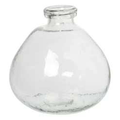 Vaas recycle look - transparant - ø20x20.5 cm